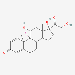 9-Fluoro-11,17,21-trihydroxypregna-1,4-diene-3,20-dione