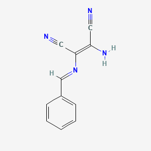 2-Amino-3-(benzylideneamino)-2-butenedinitrile