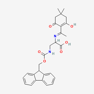 molecular formula C28H30N2O6 B13383257 N-Dde-3-(Fmoc-amino)-D-alanine 