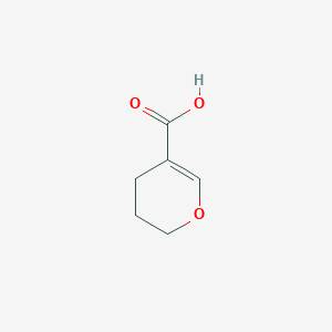 molecular formula C6H8O3 B1338333 3,4-二氢-2H-吡喃-5-羧酸 CAS No. 40915-37-5