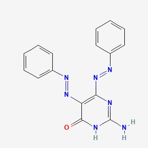 2-amino-5,6-bis(phenyldiazenyl)-4(3H)-pyrimidinone