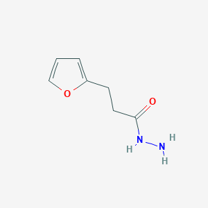 molecular formula C7H10N2O2 B1338334 3-(Furan-2-il)propanohidrazida CAS No. 98334-58-8