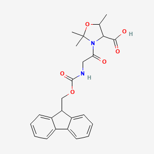 molecular formula C24H26N2O6 B13383380 Fmoc-Gly-PsiProThr-OH 