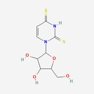 1-[3,4-Dihydroxy-5-(hydroxymethyl)oxolan-2-yl]pyrimidine-2,4-dithione