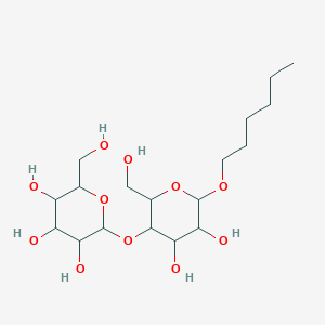 molecular formula C18H34O11 B13383559 Hexyl beta-D-maltoside 