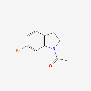 molecular formula C10H10BrNO B1338362 1-(6-溴吲哚-1-基)乙酮 CAS No. 114744-53-5