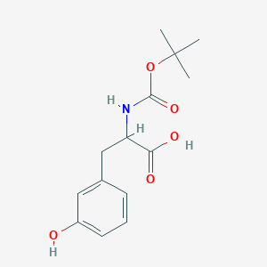molecular formula C14H19NO5 B1338370 Boc-DL-m-酪氨酸 CAS No. 174732-96-8