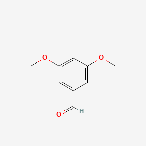 molecular formula C10H12O3 B1338377 3,5-二甲氧基-4-甲基苯甲醛 CAS No. 1011-27-4