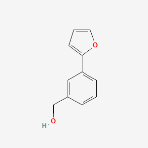 molecular formula C11H10O2 B1338399 [3-(2-呋喃基)苯基]甲醇 CAS No. 89929-93-1