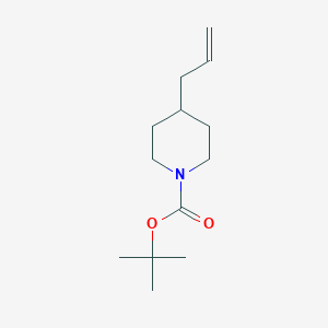 molecular formula C13H23NO2 B1338407 叔丁基-4-烯丙基哌啶-1-甲酸酯 CAS No. 206446-47-1
