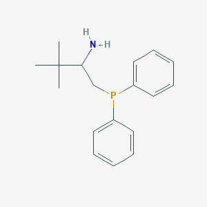 1-Diphenylphosphanyl-3,3-dimethylbutan-2-amine