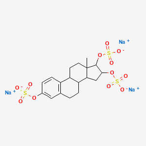 Trisodium;(13-methyl-3,16-disulfonatooxy-6,7,8,9,11,12,14,15,16,17-decahydrocyclopenta[a]phenanthren-17-yl) sulfate