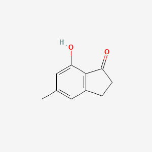 B1338428 5-Methyl-7-hydroxy-1-indanone CAS No. 68293-32-3