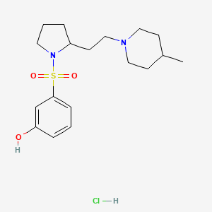 (2R)-1-[(3-Hydroxyphenyl)sulfonyl]-2-[2-(4-Methyl-1-piperidinyl)ethyl]pyrrolidinehydrochloride