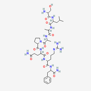 molecular formula C40H65N13O10 B13384660 Neuropeptide SF (rat) 