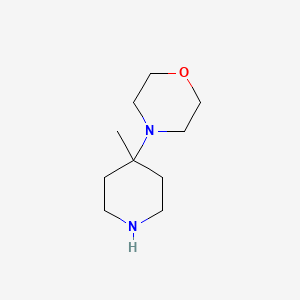 molecular formula C10H20N2O B1338474 4-(4-Methylpiperidin-4-yl)morpholine CAS No. 342412-40-2