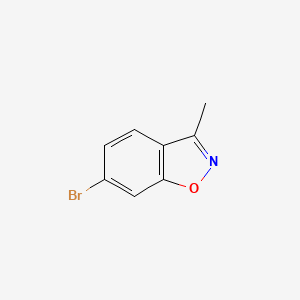 molecular formula C8H6BrNO B1338475 6-溴-3-甲基苯并[d]异噁唑 CAS No. 66033-69-0