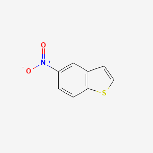 molecular formula C8H5NO2S B1338478 5-硝基苯并[b]噻吩 CAS No. 4965-26-8