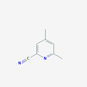 molecular formula C8H8N2 B1338484 4,6-二甲基吡啶-2-碳腈 CAS No. 7584-11-4