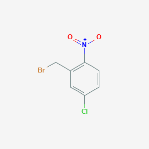 molecular formula C7H5BrClNO2 B1338489 2-(溴甲基)-4-氯-1-硝基苯 CAS No. 31577-25-0