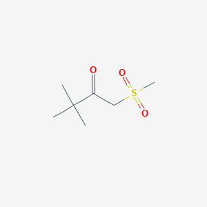 B1338492 1-Methanesulfonyl-3,3-dimethylbutan-2-one CAS No. 61524-35-4