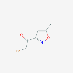 molecular formula C6H6BrNO2 B1338503 2-溴-1-(5-甲基异噁唑-3-基)乙酮 CAS No. 56400-88-5