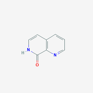 molecular formula C8H6N2O B1338504 1,7-萘啶-8(7H)-酮 CAS No. 67967-11-7