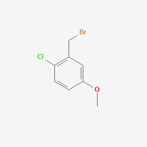 molecular formula C8H8BrClO B1338535 2-(溴甲基)-1-氯-4-甲氧基苯 CAS No. 3771-13-9
