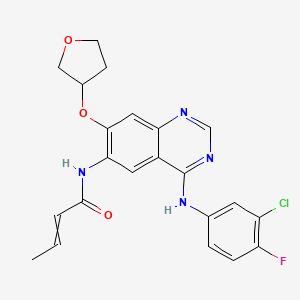 (2E)-N-[4-[(3-Chloro-4-fluorophenyl)amino]-7-[[(3S)-tetrahydro-3-furanyl]oxy]-6-quinazolinyl]-2-butenamide