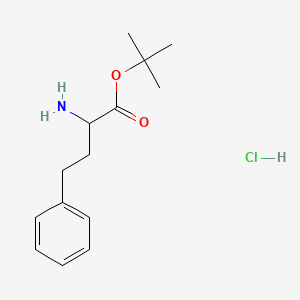 Tert-butyl 2-amino-4-phenylbutanoate;hydrochloride