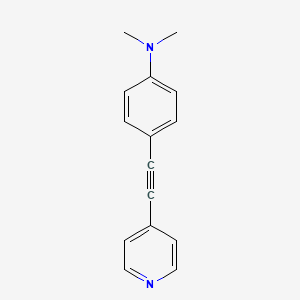 Dimethyl-(4-pyridin-4-ylethynyl-phenyl)-amine