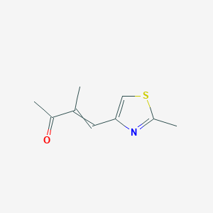 3-Methyl-4-(2-methyl-1,3-thiazol-4-yl)but-3-en-2-one