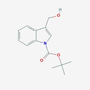 molecular formula C14H17NO3 B133855 叔丁基 3-(羟甲基)-1H-吲哚-1-羧酸酯 CAS No. 96551-22-3