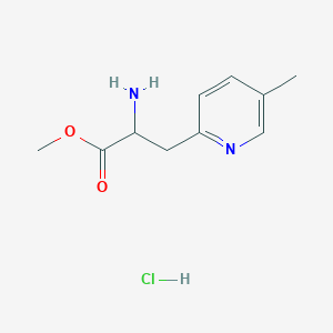 Methyl 2-amino-3-(5-methylpyridin-2-yl)propanoate;hydrochloride