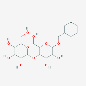 2-[6-(Cyclohexylmethoxy)-4,5-dihydroxy-2-(hydroxymethyl)oxan-3-yl]oxy-6-(hydroxymethyl)oxane-3,4,5-triol