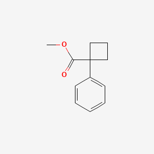 molecular formula C12H14O2 B1338573 甲基1-苯基环丁烷-1-羧酸酯 CAS No. 58469-03-7