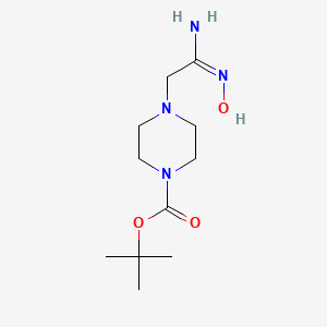 1-Boc-4-hydroxycarbamimidoylmethyl piperazine