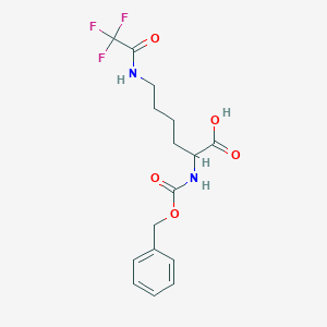 (2S)-2-{[(Benzyloxy)carbonyl]amino}-6-(2,2,2-trifluoroacetamido)hexanoic acid