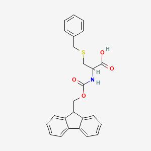 molecular formula C25H23NO4S B13385822 N-Fmoc-S-benzyl-L-cysteine 