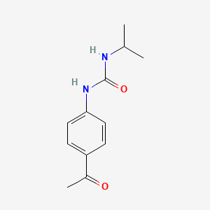 molecular formula C12H16N2O2 B1338585 1-(4-乙酰苯基)-3-(丙烷-2-基)脲 CAS No. 72531-19-2