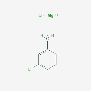 molecular formula C7H6Cl2Mg B13385914 magnesium;1-chloro-3-methanidylbenzene;chloride 