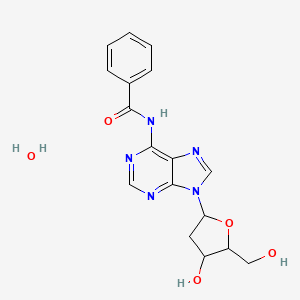 molecular formula C17H19N5O5 B13385984 N6-Benzoyl-2''-deoxyadenosine Hydrate 