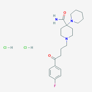 molecular formula C21H32Cl2FN3O2 B133860 Pipamperone hydrochloride CAS No. 2448-68-2