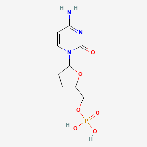 [5-(4-Amino-2-oxopyrimidin-1-yl)oxolan-2-yl]methyl dihydrogen phosphate