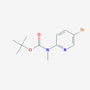 molecular formula C11H15BrN2O2 B1338672 2-(N-BOC-N-甲基氨基)-5-溴吡啶 CAS No. 227939-01-7