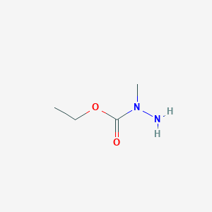 molecular formula C4H10N2O2 B1338685 1-甲基肼甲酸乙酯 CAS No. 760-81-6