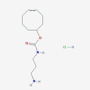 cyclooct-4-en-1-yl N-(3-aminopropyl)carbamate;hydrochloride