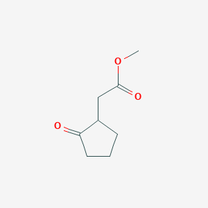B1338686 Methyl 2-(2-oxocyclopentyl)acetate CAS No. 4934-95-6