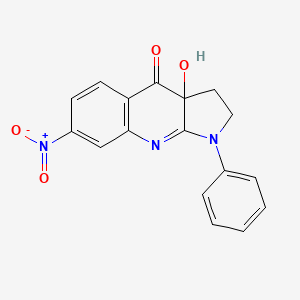 3a-Hydroxy-7-nitro-1-phenyl-2,3-dihydropyrrolo[2,3-b]quinolin-4-one