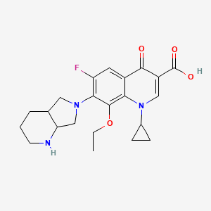 7-(1,2,3,4,4a,5,7,7a-Octahydropyrrolo[3,4-b]pyridin-6-yl)-1-cyclopropyl-8-ethoxy-6-fluoro-4-oxoquinoline-3-carboxylic acid